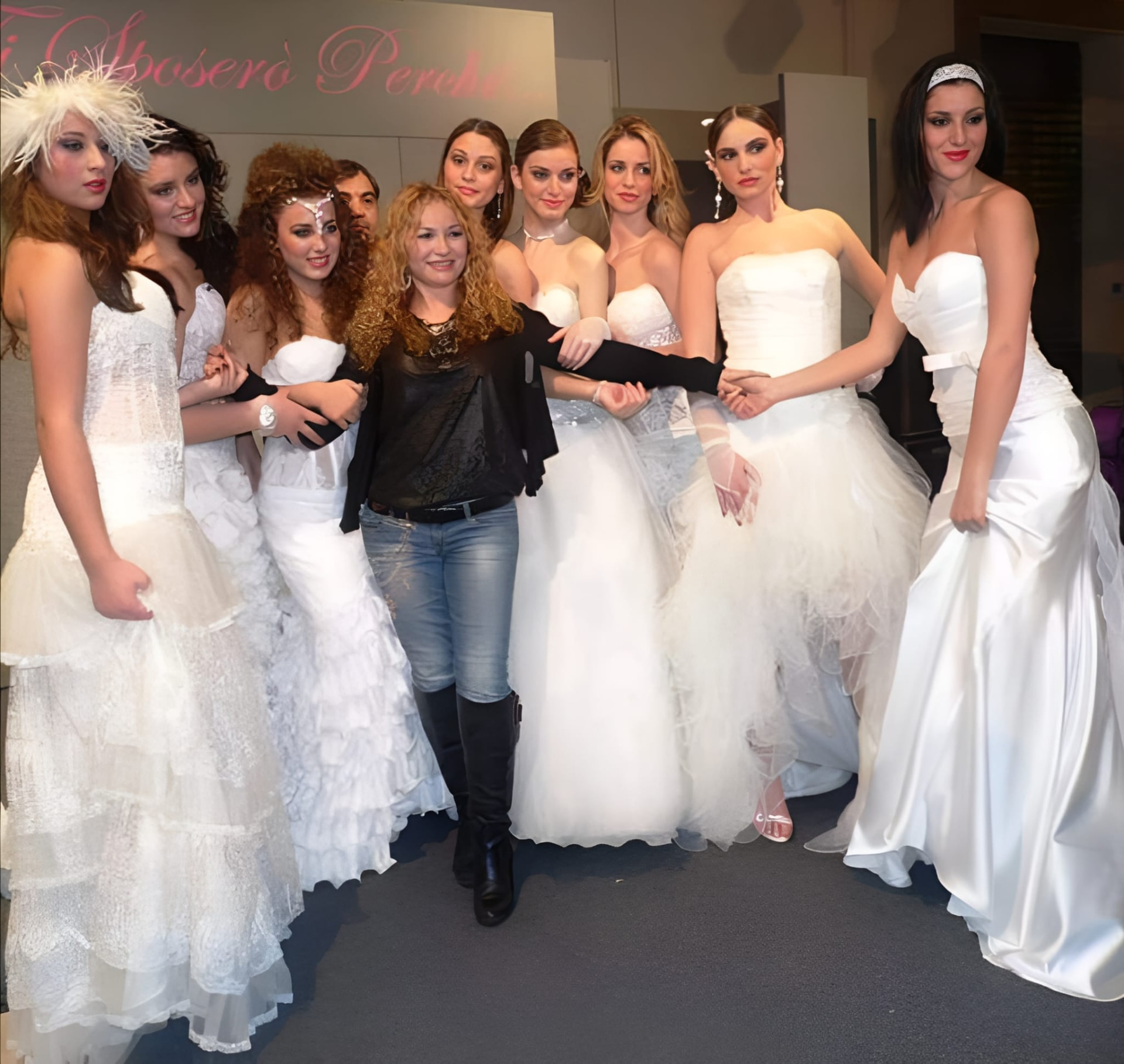 Sfilata sposa con modelle e Luisa Festa