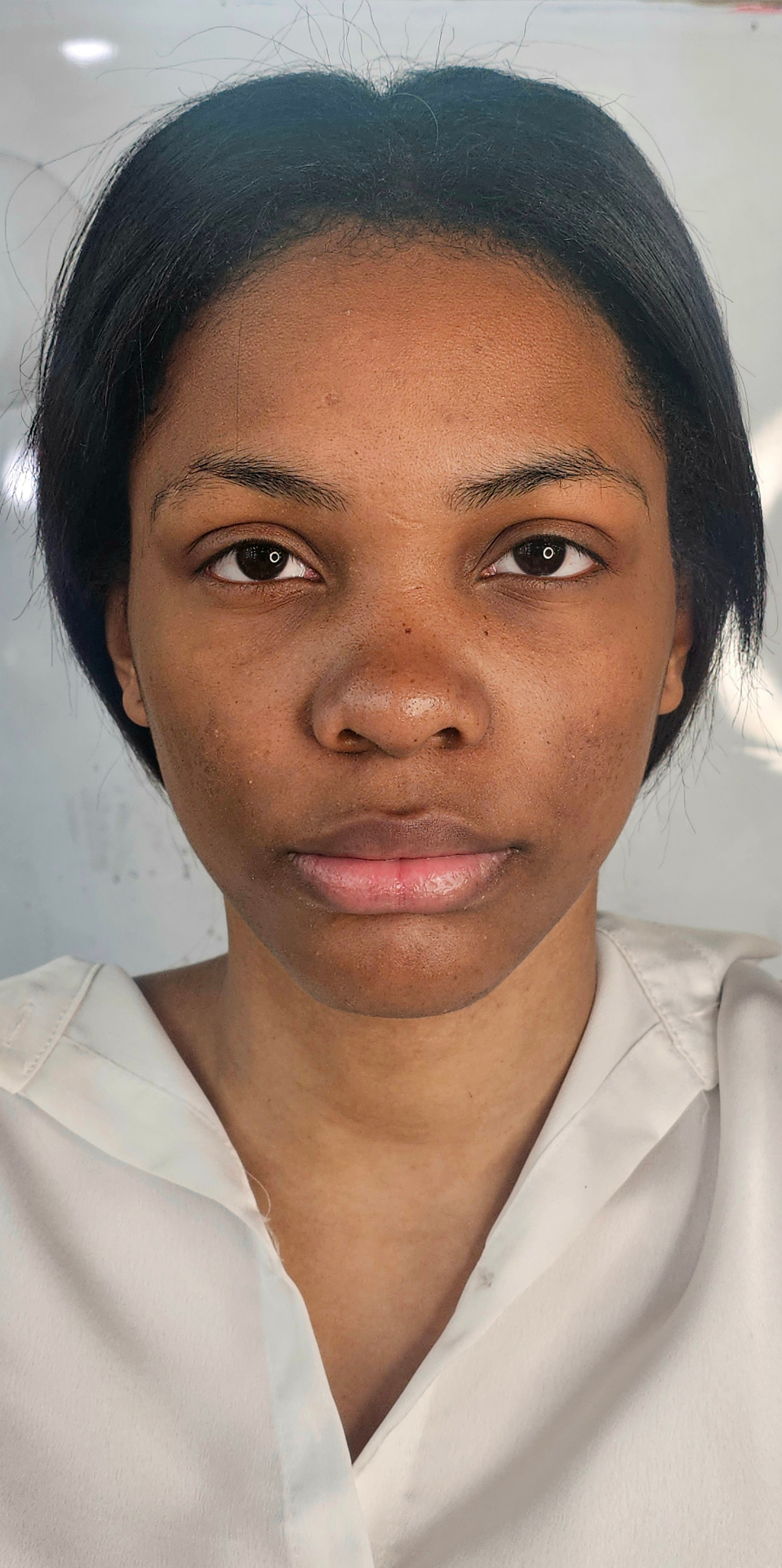 Baby Hair Glam — before