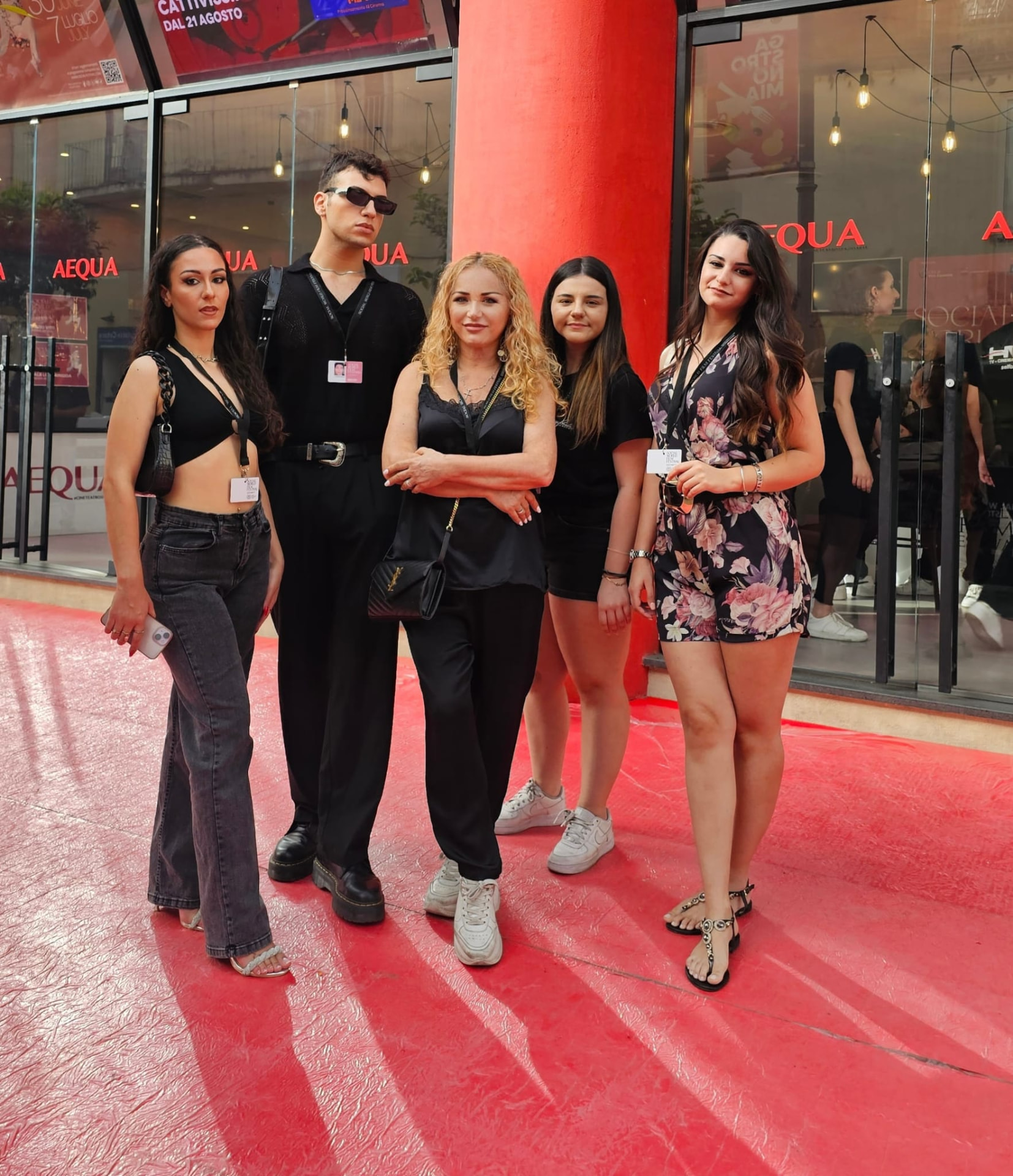 Allievi al red carpet del Social World Film Festival